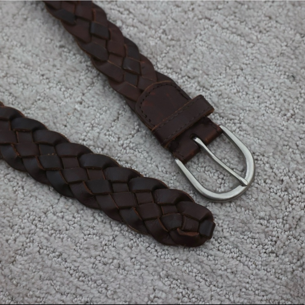 American Eagle Braided Genuine Leather Belt